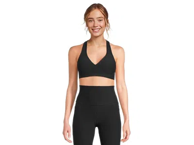 Beyond Yoga Spacedye Lift Your Spirits Medium Support Bra In Black