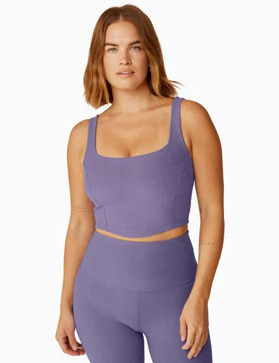 Beyond Yoga Spacedye Make Plans High Cropped Tank In Purple