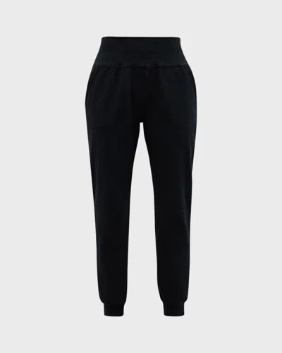 Beyond Yoga Spacedye Midi Jogger In Black