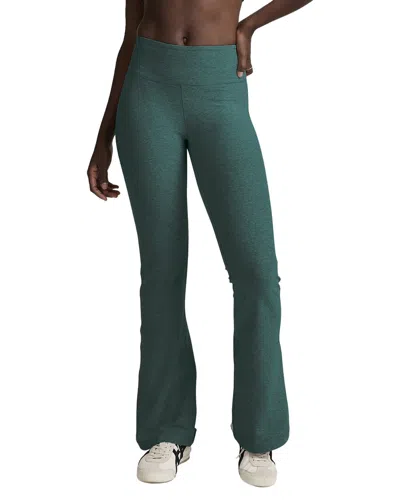 Beyond Yoga Spacedye Midrise Bootcut 31 In Pant In Green