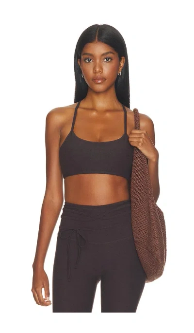 Beyond Yoga Spacedye Minimal Sports Bra In Black