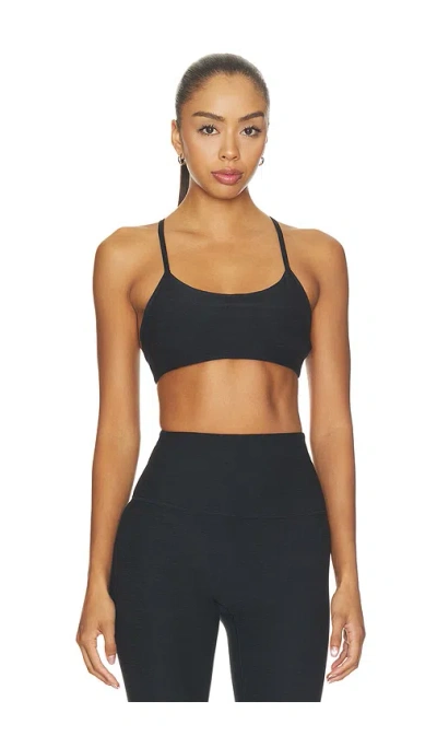 Beyond Yoga Spacedye Minimal Sports Bra In Black
