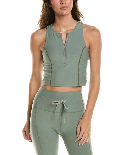 Beyond Yoga Spacedye Move Up Cropped Tank In Animal Print