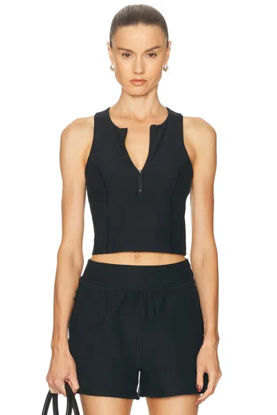 Beyond Yoga Spacedye Move Up Cropped Tank Top In Black