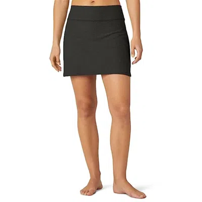 Beyond Yoga Spacedye Movement Skirt Women's Black Stretch A-line Gbo2264 In Blue