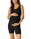 Beyond Yoga Spacedye Movin Mama Maternity Biker Jumpsuit In Darkest Night
