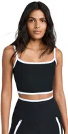 Beyond Yoga New Moves Space Dye Crop Camisole In Multi