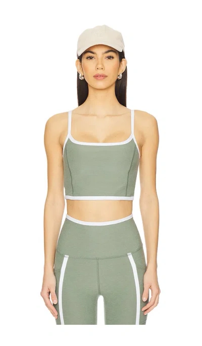 BEYOND YOGA SPACEDYE NEW MOVES HIGH CROPPED TANK TOP