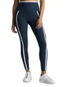 Beyond Yoga Spacedye New Moves Midi Leggings In Nocturnal Navy/cloud White