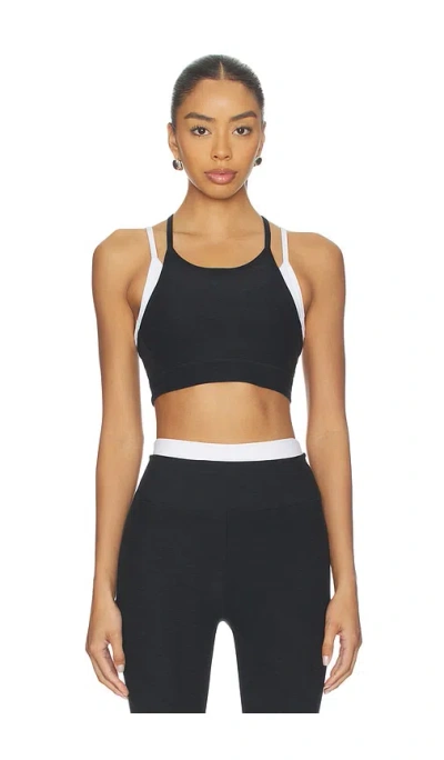 Beyond Yoga Spacedye On The Double Sports Bra In Blue