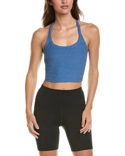 Beyond Yoga Spacedye On The Up Cropped Tank In Blue