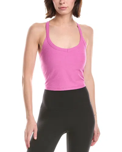 Beyond Yoga Spacedye On The Up Cropped Tank In Pink