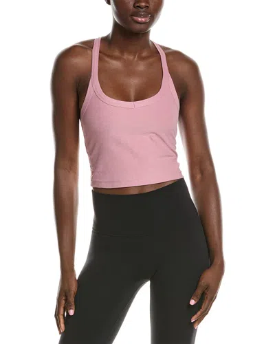 Beyond Yoga Spacedye On The Up Cropped Tank In Pink