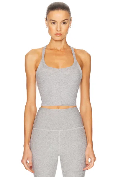 BEYOND YOGA SPACEDYE ON THE UP CROPPED TANK TOP