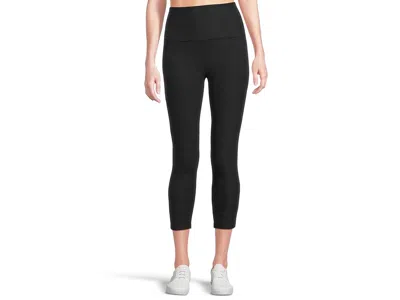 Beyond Yoga Spacedye Out Of Pocket High Waisted Capri Leggings In Black