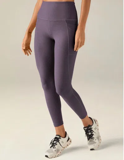 Beyond Yoga Spacedye Out Of Pocket High Waisted Leggings In Purple