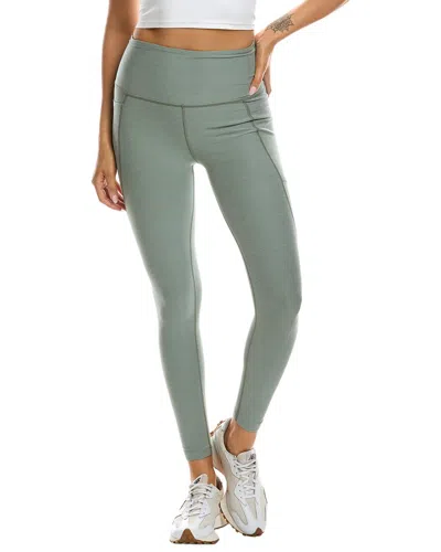 Beyond Yoga Spacedye Out Of Pocket High Waisted Midi Legging In Green