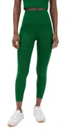 Beyond Yoga Spacedye Caught In The Midi High Waisted Legging In Summer Thyme In Summer Thyme Green Heather