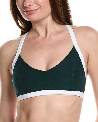 Beyond Yoga Spacedye Outlines Bra In Green
