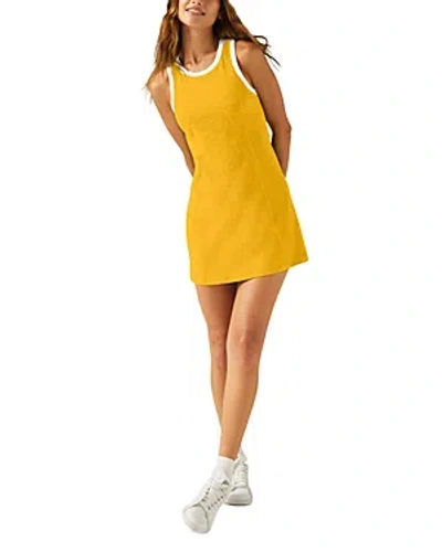 Beyond Yoga Spacedye Outlines Dress In Yellow