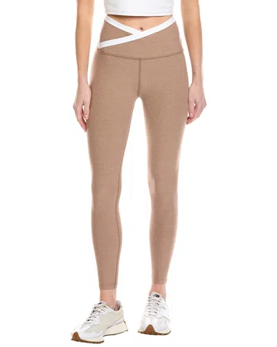 Beyond Yoga Spacedye Outlines High Waisted 24in Midi Legging In Brown