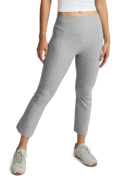 Beyond Yoga Spacedye Pintuck Kick Flare Pants In Gray
