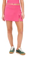 Beyond Yoga Spacedye Points Crossover Skirt Vivid Pink Heather In Vivid Pink Heather