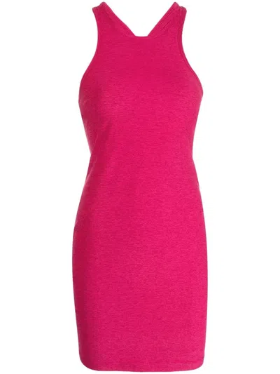 Beyond Yoga Spacedye Racerback Mini Dress In Pink