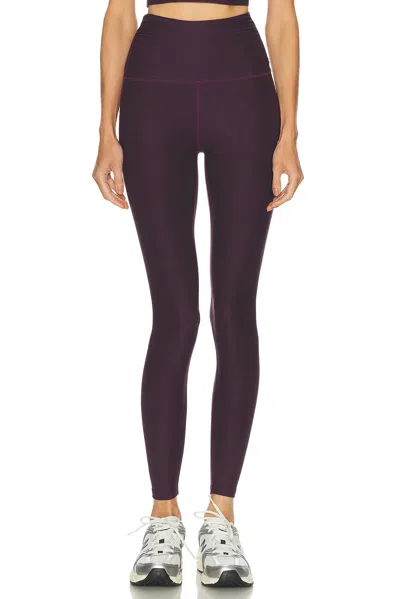Beyond Yoga Spacedye Raised The Barre Shirred Legging In Pink