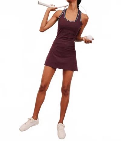 Beyond Yoga Spacedye Ready Skirt In Midnight Burgundy/nocturnal Navy In Multi