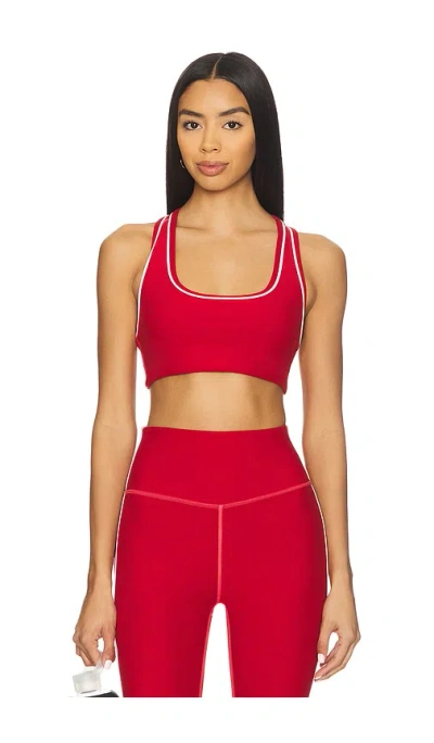 Beyond Yoga Spacedye Ready Sports Bra In Red