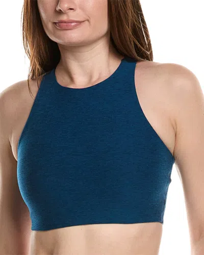 Beyond Yoga Spacedye Refocus Bra In Blue