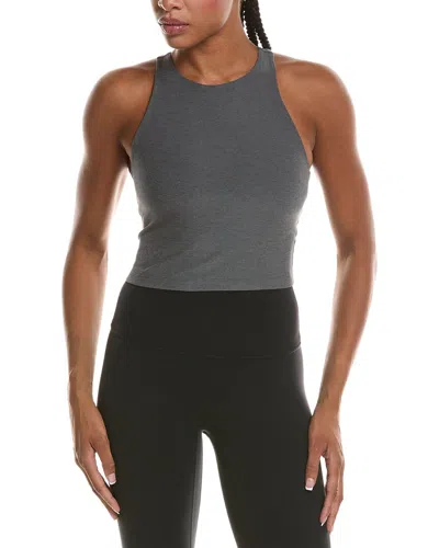 Beyond Yoga Spacedye Refocus Cropped Tank In Blue