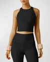 Beyond Yoga Spacedye Refocus Cropped Tank Top In Darkest Night