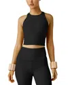 Beyond Yoga Spacedye Refocus Cropped Tank Top In Darkest Night