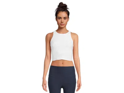 Beyond Yoga Spacedye Refocus Cropped Tank Top In Cloud White
