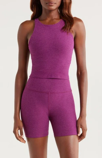 Beyond Yoga Spacedye Refocus Racerback Crop Tank In Pink