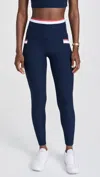 Beyond Yoga Spacedye Sea You There Midi Leggings In Blue