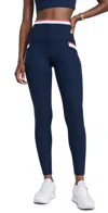 Beyond Yoga Spacedye Sea You There Midi Leggings Nocturnal Navy In Nocturnal Navy