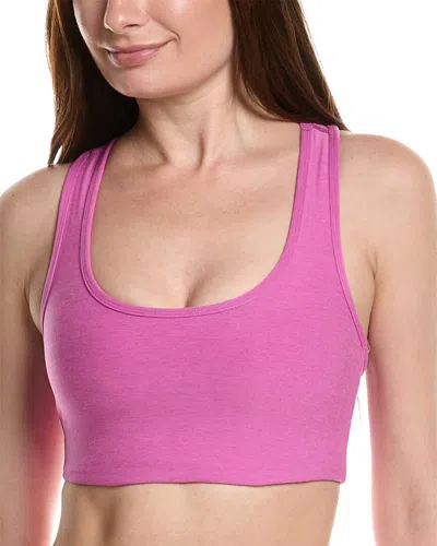 Beyond Yoga Impulse Ribbed Cropped Tank In Purple