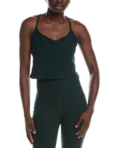 Beyond Yoga Spacedye Slim Racerback Bra In Green