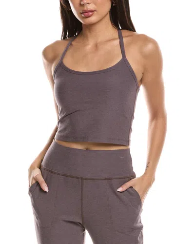 Beyond Yoga Spacedye Slim Racerback Bra In Purple