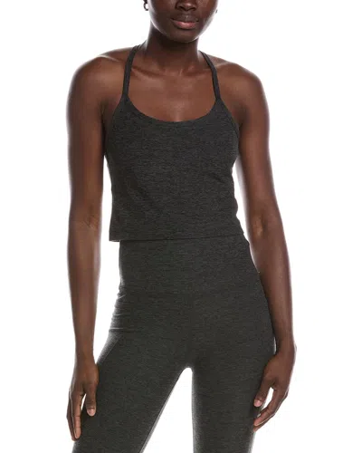 Beyond Yoga Spacedye Slim Racerback Bra In Black