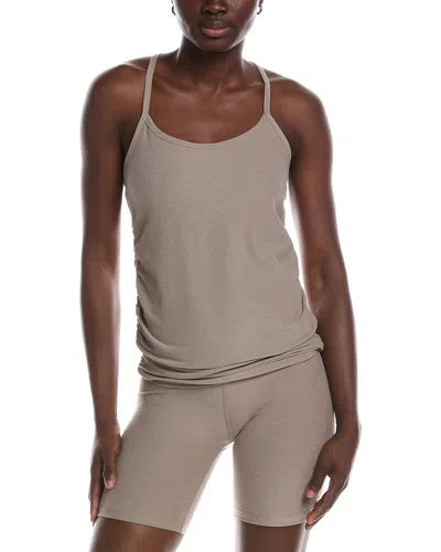 Beyond Yoga Spacedye Slim Racerback Bra In Neutral