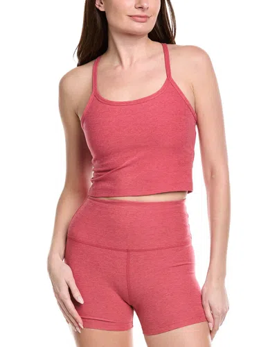 Beyond Yoga Spacedye Slim Racerback Bra In Pink