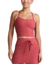 Beyond Yoga Spacedye Slim Racerback Cropped Tank In Vivid Pink In Purple