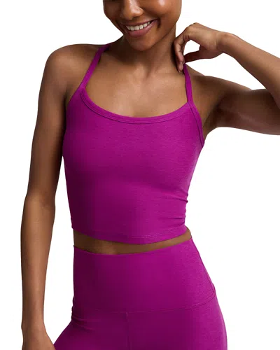 Beyond Yoga Spacedye Slim Racerback Cropped Tank In Multi
