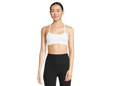 Beyond Yoga Spacedye Slim Racerback Medium Support Bra In White