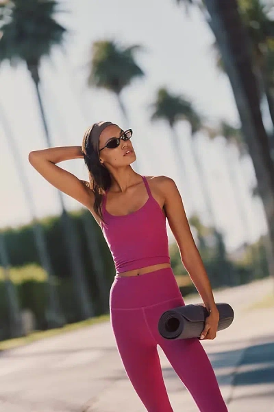 Beyond Yoga Spacedye Slim Racerback Tank Top In Purple