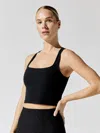 Beyond Yoga Featherweight Let It Grow Racerback Maternity Tank In Darkest Night In Darkest Night